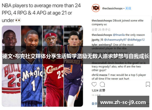 德文·布克社交媒体分享生活哲学激励无数人追求梦想与自我成长 德文·布克社交媒体分享生活哲学激励无数人追求梦想与自我成长